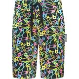 Moschino Trousers & Shorts Moschino Multicolour Pin Design Black Shorts