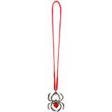 Red Necklaces Boland necklace Ruby Spider ladies 15 aluminium red/silver Red