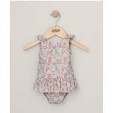 Girls Bathing Suits Mamas & Papas Floral Frill Swimsuit PINK 18-24 Months