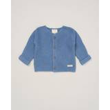 Babies Cardigans Children's Clothing Homegrown Organic Cotton Knitted Cardigan Blue 6-12