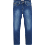 Tommy Jeans Ryan Straight Relaxed Fit Jeans - Wilson Mid Blue Stretch