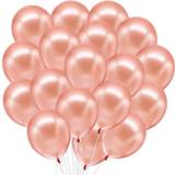 Latex Balloons Shatchi Latex Balloons Rose Gold for all occasions 10pcs One Size