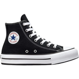 Converse Children's Shoes Converse Big KId's Chuck Taylor All Star Lift Platform Canvas High Top - Black/White/Black