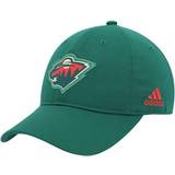 adidas Men's Green Minnesota Wild Primary Logo Slouch Adjustable Hat