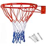 Basketball Hoops The Magic Toy Shop 18" Full Size Wall-Mounted Outdoor Basketball Hoop