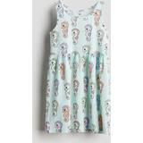 Everyday Dresses - Green H&M Girls Green Patterned cotton dress 4-6Y
