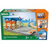 Sound Train Track Extensions BRIO Smart Tech Sound Train Service Station 33975