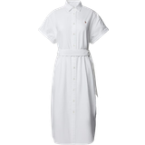 Polo Ralph Lauren Men Dresses Polo Ralph Lauren Mid Length Shirt Dress - White