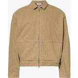 Fear of God Outerwear Fear of God Mens Brand-patch Relaxed-fit Denim Jacket