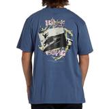 Billabong Men's Mens High Tide Crew Neck Cotton T-Shirt Blue Regular/36