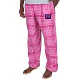 Men - Pink Pyjamas Concepts Sport Men's Pink New York Giants Ultimate Plaid Flannel Pajama Pants