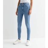 Trousers & Shorts New Look Pale Blue High Waist Yazmin Skinny Jeans