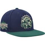 7 1/4 Caps Mitchell & Ness Toronto Raptors Hardwood Classics Grassland Fitted Hatb