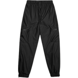 Polyester Rain Trousers Rains Men's Regular Cargo Rain Pants - Black