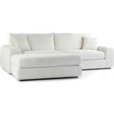 White Sofas Simply Luciana Luxury Jumbo Cord Corner Yellow Sofa 263cm 4 Seater