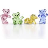 Swarovski Kris Bear 30th Anniversary Multicoloured Figurine 10cm 4pcs