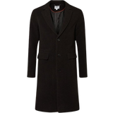 Men Coats Burton Men's Signature 3 Button Epsom Overcoat - Black