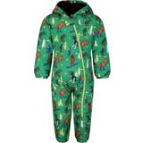 0-1M Outerwear Dare2B Kid's Bambino II Waterproof Insulated Snowsuit - Trek Green Dinosaur