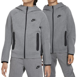 Nike tech fleece hoodie junior Nike Big Kid's Sportswear Tech Fleece Winterized Full-Zip Hoodie - Black/Light Smoke Grey/Black