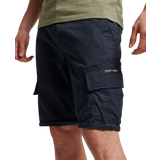 Men Shorts Superdry Organic Cotton Core Cargo Shorts - Eclipse Navy