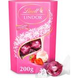 Lindt Chocolates Lindt Lindor Strawberries Cream Chocolate Truffles 200g 1pack