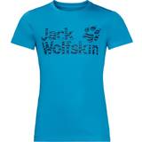 Jack Wolfskin Tops Jack Wolfskin Boys & Girls Jungle Breathable UV Protective T-Shirt Blue Polyester/Polyamide 9-10Y