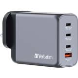 Cell Phone Chargers - Chargers - Quick Charge 3.0 Batteries & Chargers Verbatim 4-Port GaN Wall Charger 200W