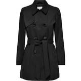 Coats on sale Only Valerie Double Breasted Trenchcoat - Black