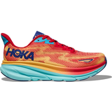 Orange Running Shoes Hoka Clifton 9 M - Cerise/Cloudless