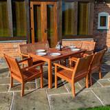 Patio Dining Sets Rowlinson 6 Patio Dining Set, 1 Table incl. 8 Chairs