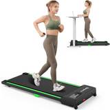 Walking Treadmill Treadmills Dripex 2.5HP Under Desk Treadmill with 6 Shock-absorbing Cushions Remote Control and LED Display