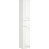 White Tall Bathroom Cabinets kleankin (834-460)