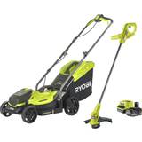With Collection Box Battery Powered Mowers Ryobi RLM18X33B50LT23A (1x5.0Ah) Battery Powered Mower