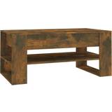 vidaXL Engineered Wood Smoked Oak Coffee Table 55x102cm