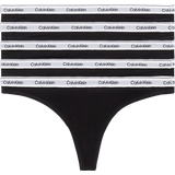 Calvin Klein Low Rise Thongs 5-pack - Black