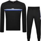 Round Jumpsuits & Overalls Hugo Boss Men's Authentic Long Set - Black