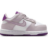 White Children's Shoes Nike Dunk Low TD - White/Platinum Violet/Viotech
