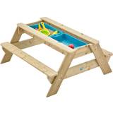 Plastic Sandbox Toys TP Toys Deluxe Wooden Picnic Table Sandpit