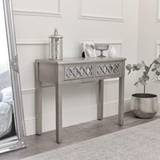 Silver Console Tables Melody Maison Silver Mirrored Sabrina Console Table