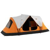 OutSunny Camping Tent with 2 Bedroom and Waterproof Rainfly