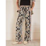 Trousers & Shorts Yumi Paisley Relaxed Fit Trousers, Black/Multi