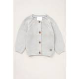 Grey Cardigans Children's Clothing Cotton Knit Cardigan Grey 6-12