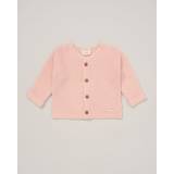 Pink Cardigans Children's Clothing Homegrown Organic Cotton Knitted Cardigan Pink 6-12