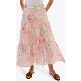 Pink Skirts James Lakeland Tiered Midi Skirt, Pale Pink