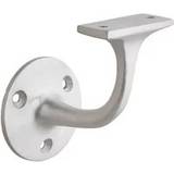 Stair Parts Unbranded Handrail Bracket Satin Chrome in Silver