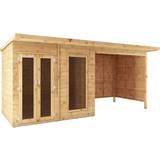 Wood Outbuildings Mercia Garden Products Maine SI-003-001-0090 (Building Area )