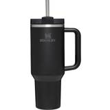 Oval Kitchen Accessories Stanley The Quencher H2.0 FlowState Black Travel Mug 118.3cl