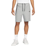 Grey - Men Shorts Nike Sportswear Tech Fleece Men's Shorts - Dark Gray Heather/Black