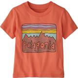Patagonia Kid's Fitz Roy Skies T-shirt - Coho Coral