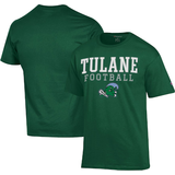Champion Tulane Green Wave Football Jersey T-Shirt Green